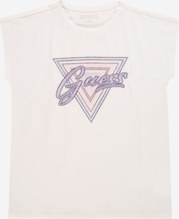 GUESS - Top em branco: frente