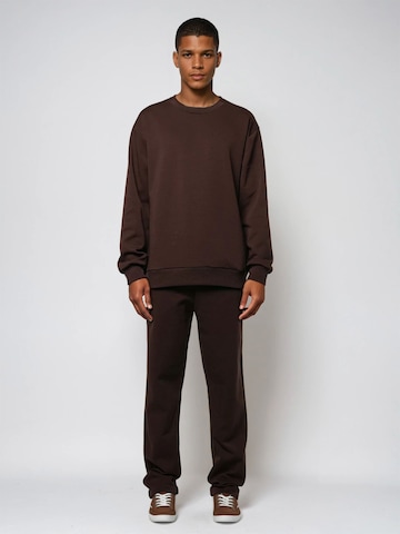 Eoselio Regular Broek 'Blend' in Bruin