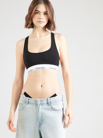 Calvin Klein Underwear Bygelfri Behå i blå: framsida