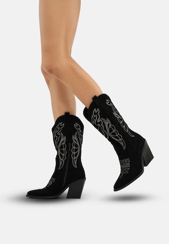 Stivale da cowboy di Salinyang in nero