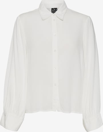 VERO MODA Bluse 'BUMPY' i hvid: forside