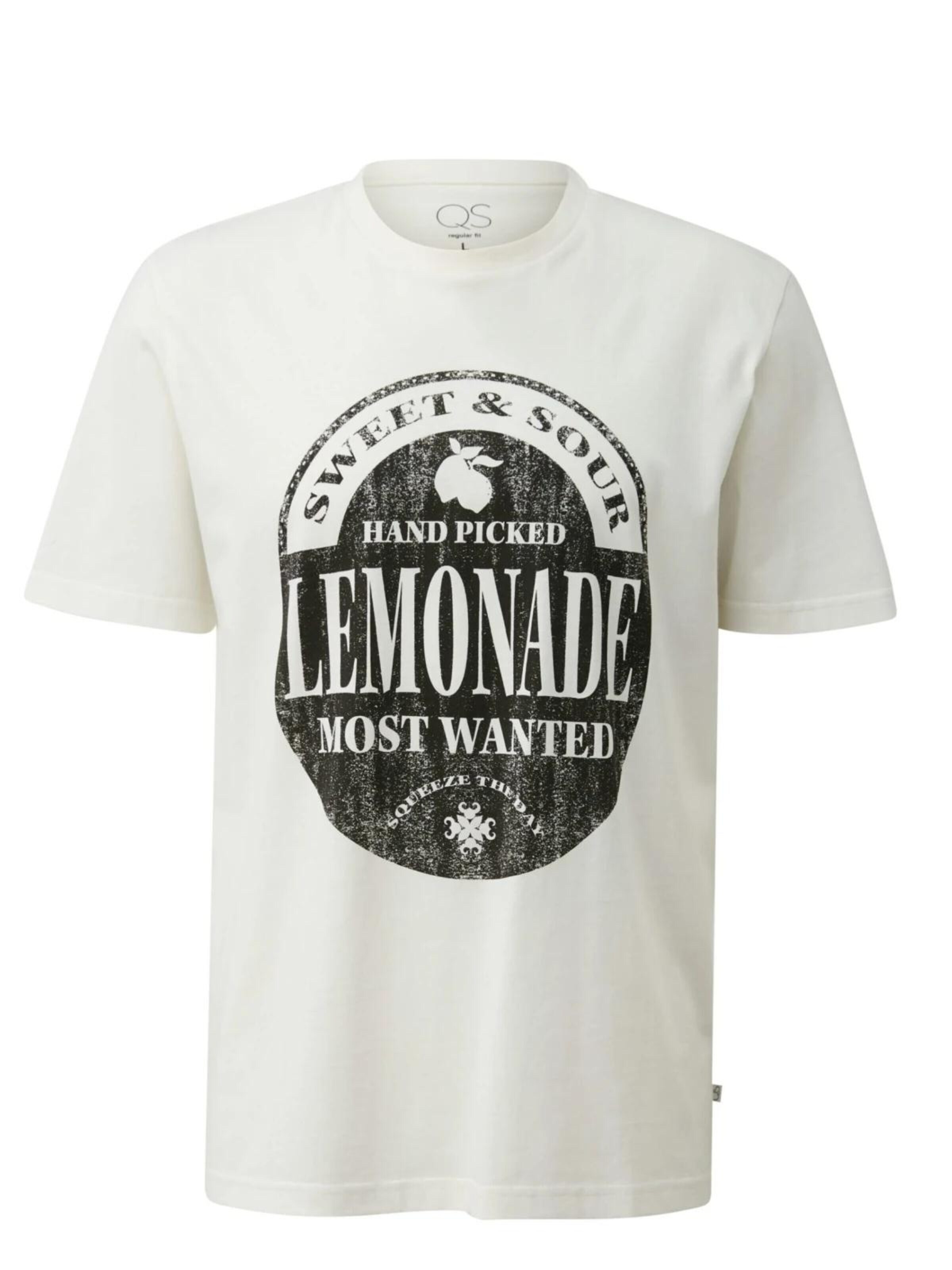 QS Shirt in Wit: voorkant