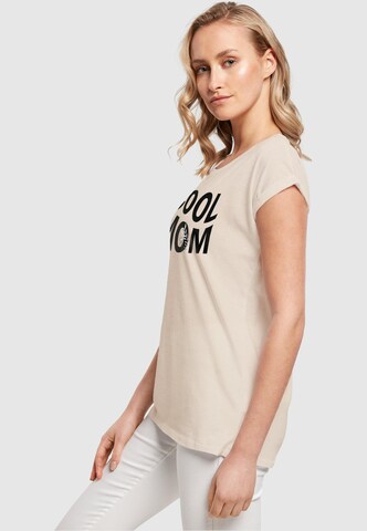 Maglietta 'Mothers Day - Cool Mom' di Merchcode in beige