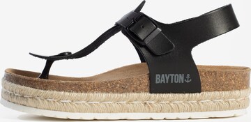 Bayton T-Bar Sandals 'Celiane' in Black: front