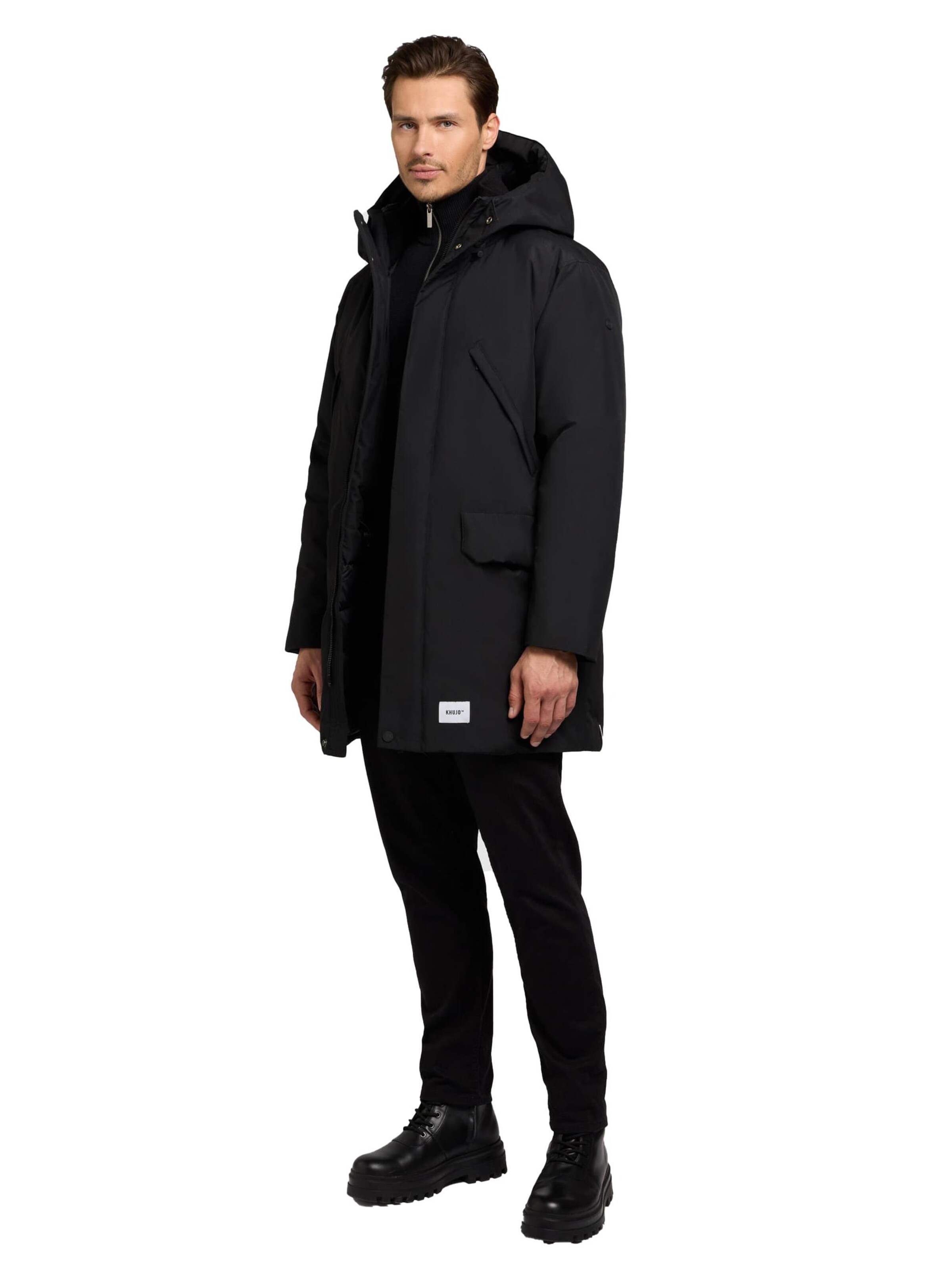 khujo Winterparka 'Figaro'‌‌ in Schwarz