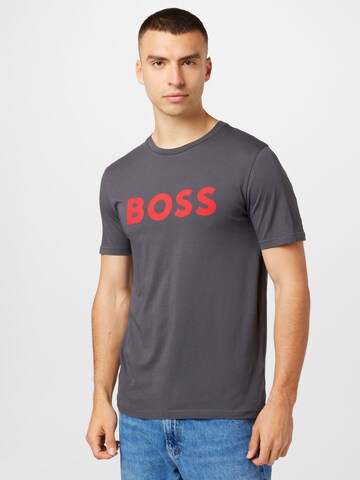 BOSS T-Shirt 'Thinking 1' in Grau: Vorderseite