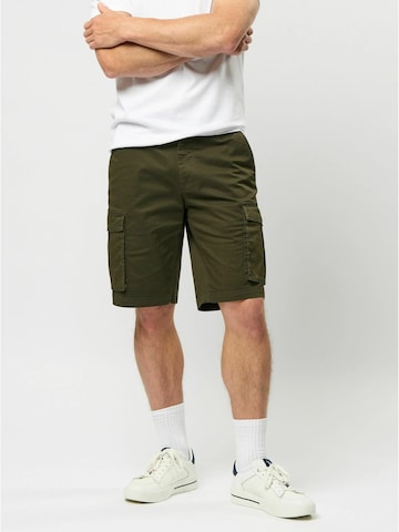 U.S. POLO ASSN. Regular Cargobroek 'Linus' in Groen: voorkant