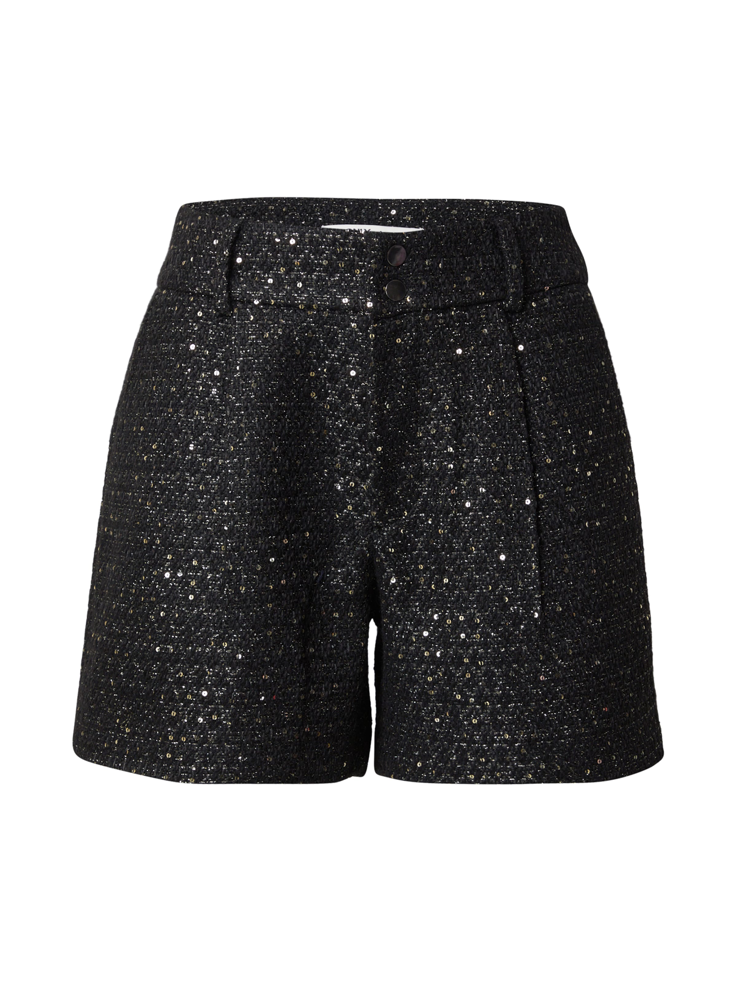 ONLY regular Παντελόνι πλισέ 'ONLAMILIA-CAMI' σε μαύρο: μπροστά