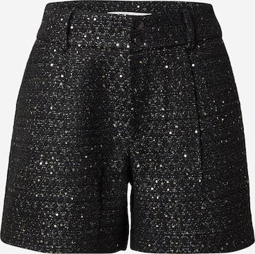 ONLY - regular Pantalón plisado 'ONLAMILIA-CAMI' en negro: frente