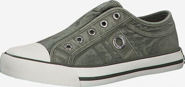 s.Oliver Спортни обувки Slip On в зелено: отпред