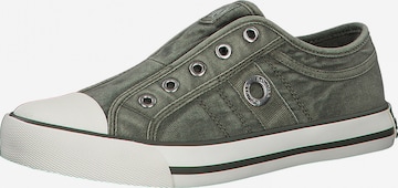 s.Oliver Slip-on in Groen: voorkant