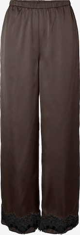 Pantalon 'PCAriel' PIECES en marron : devant