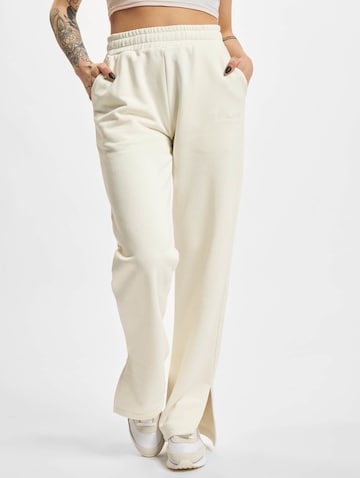DEF Wide leg Pants in White: front