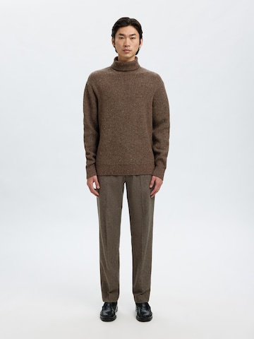 SELECTED Sweater 'SLHLand' in Brown