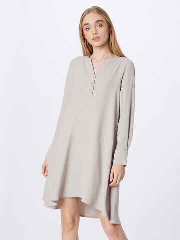 TOM TAILOR DENIM Shirt Dress in Grey: front