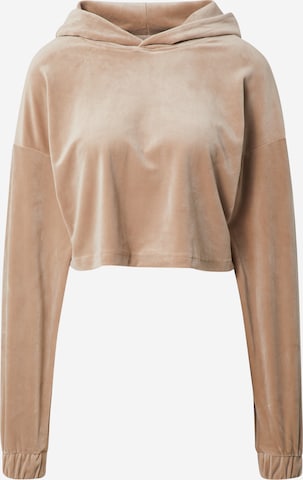 Urban Classics Sweatshirt i beige: framsida