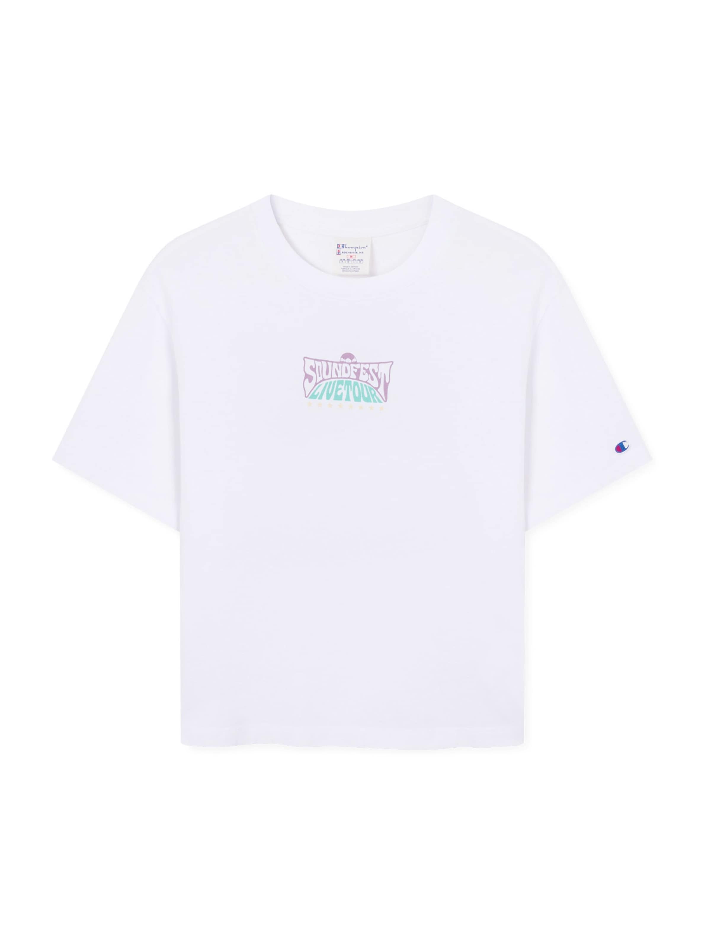 Champion Authentic Athletic Apparel Μπλουζάκι σε λευκό: μπροστά