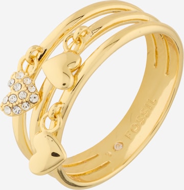 FOSSIL Sormus 'SUTTON' värissä kulta: etupuoli