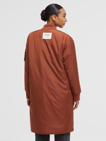 SENSES.THE LABEL Between-Seasons Coat in Brown