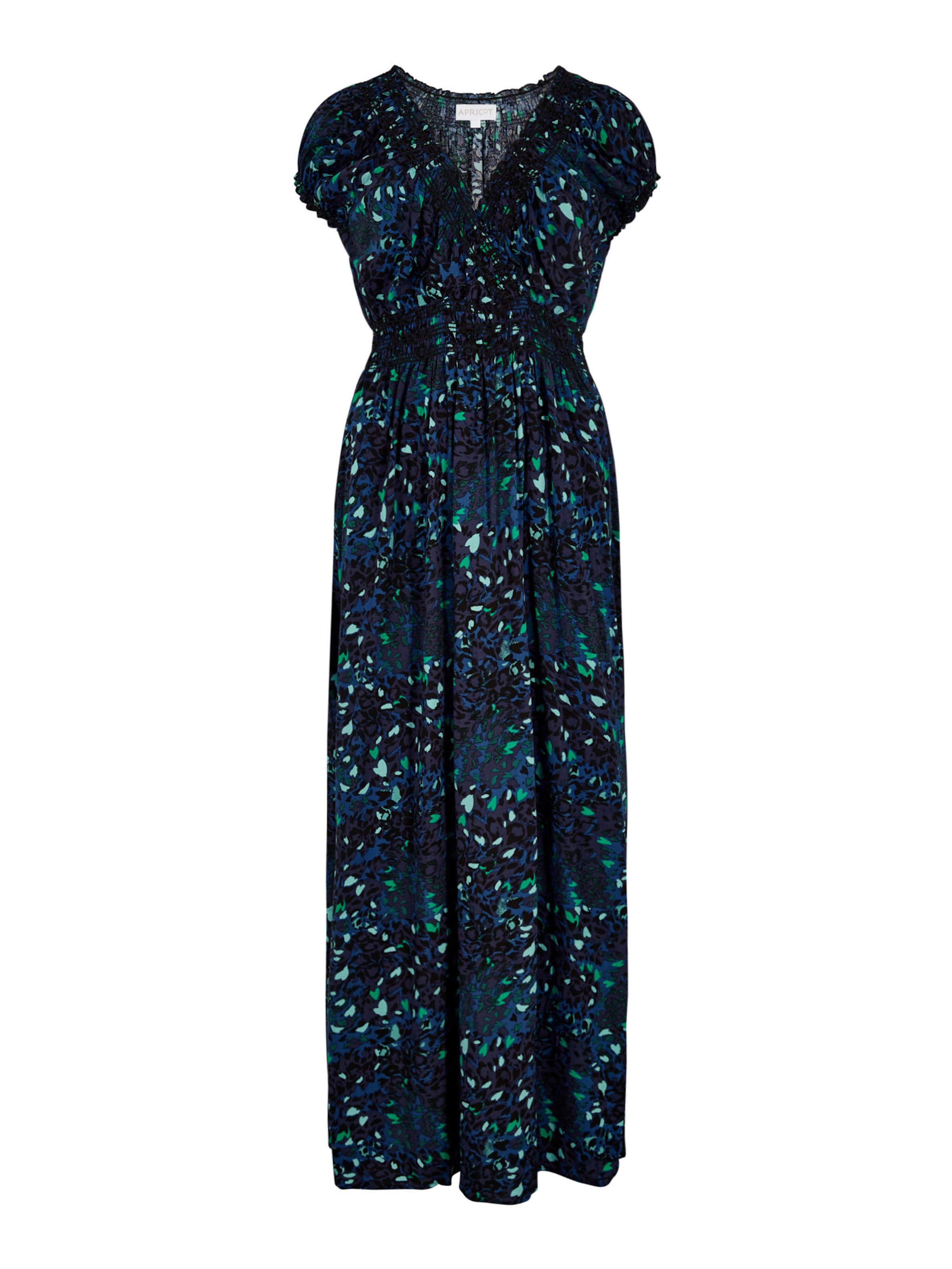 Robe Apricot en bleu : devant