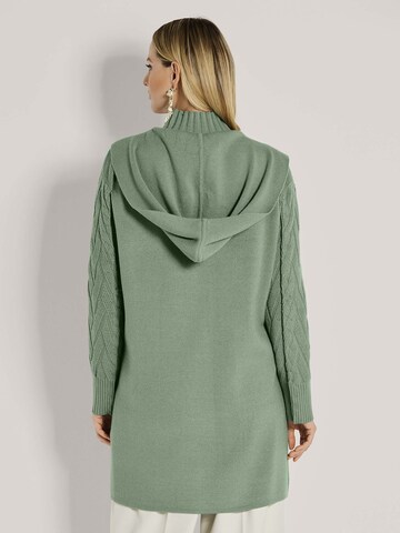 MADELEINE Gebreid vest in Groen