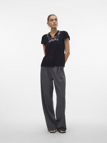 VERO MODA Top 'SINA' in Schwarz