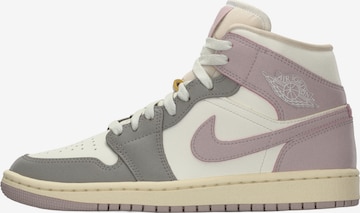 Jordan Σνίκερ ψηλό 'Air Jordan 1' σε μπεζ: μπροστά