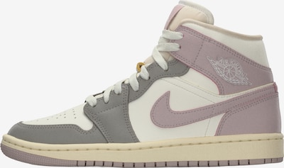 Sportbačiai su auliuku 'Air Jordan 1' iš Jordan, spalva – zomšos spalva / gelsvai pilka spalva / tamsiai pilka / alyvinė spalva, Prekių apžvalga