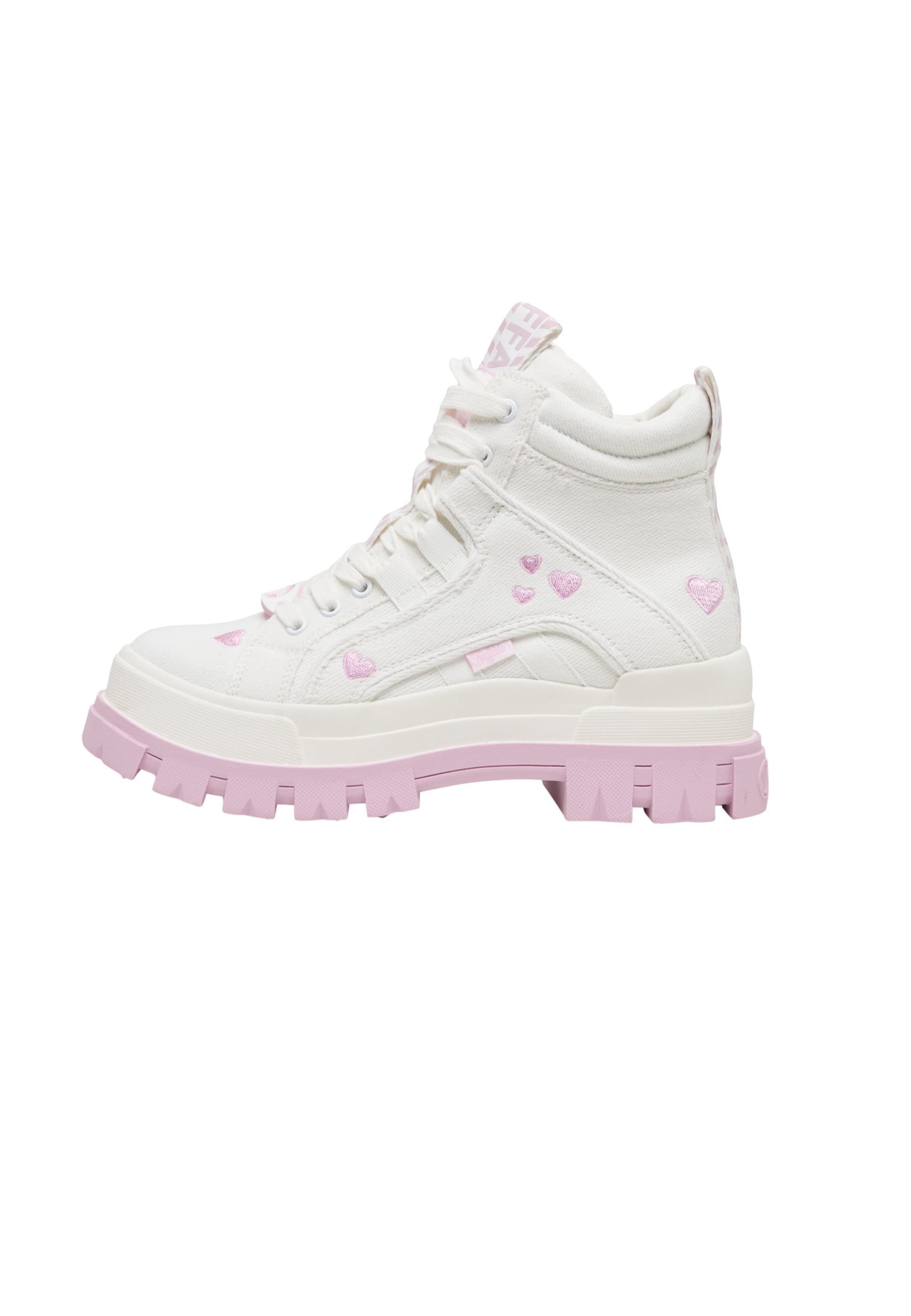 BUFFALO Nízké kozačky 'Aspha' – bílá: přední strana