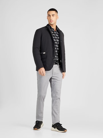 Regular Pantalon chino 'Kaito 1' BOSS Black en gris