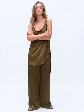 Pantalons de tailleur The Set en vert : devant