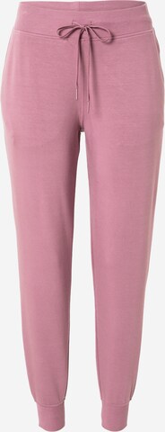 Pantalon de sport SKECHERS en rose : devant