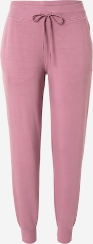 Skechers Performance Tapered Workout Pants in Pink: front