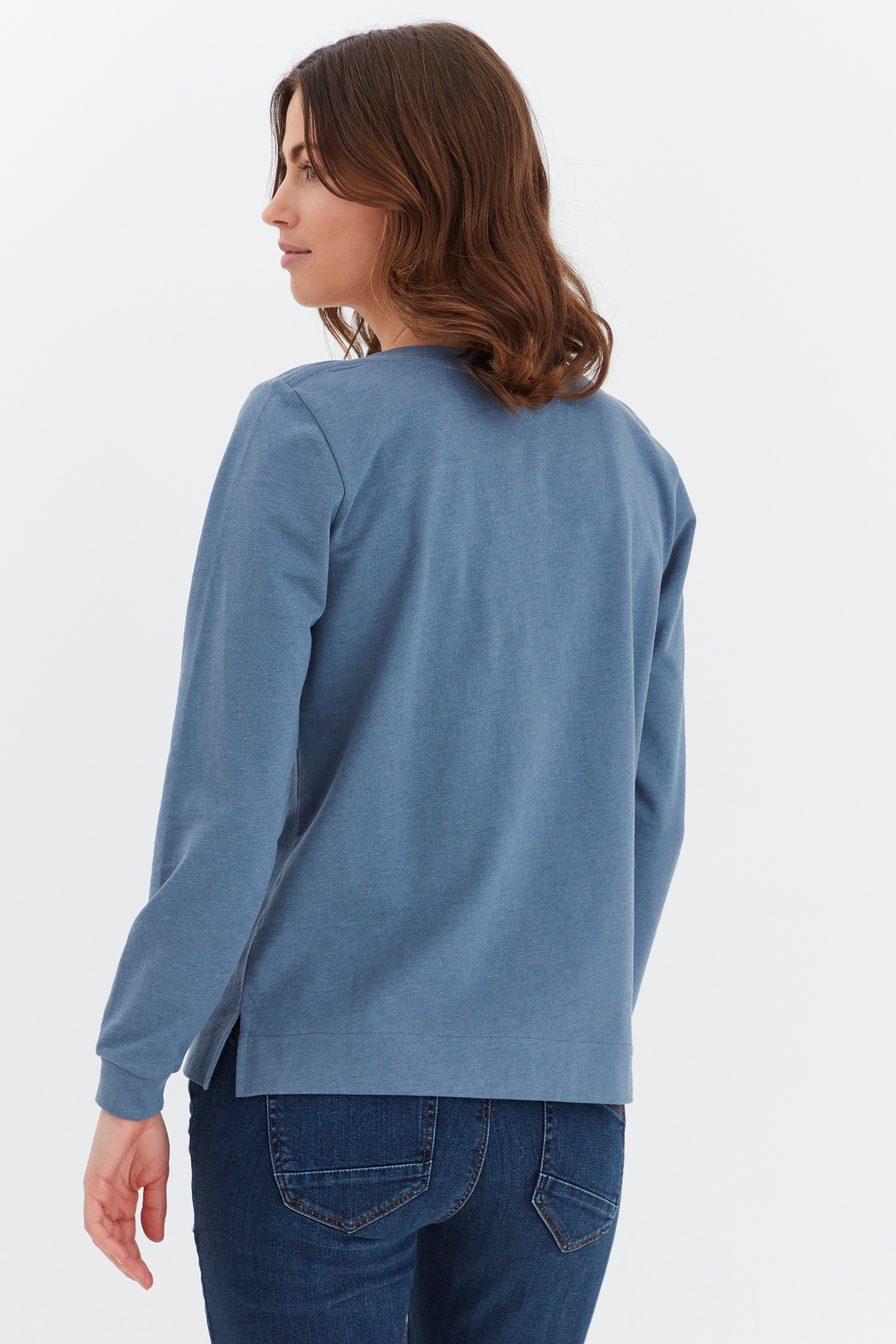 Fransa Sweatshirt in Blau 