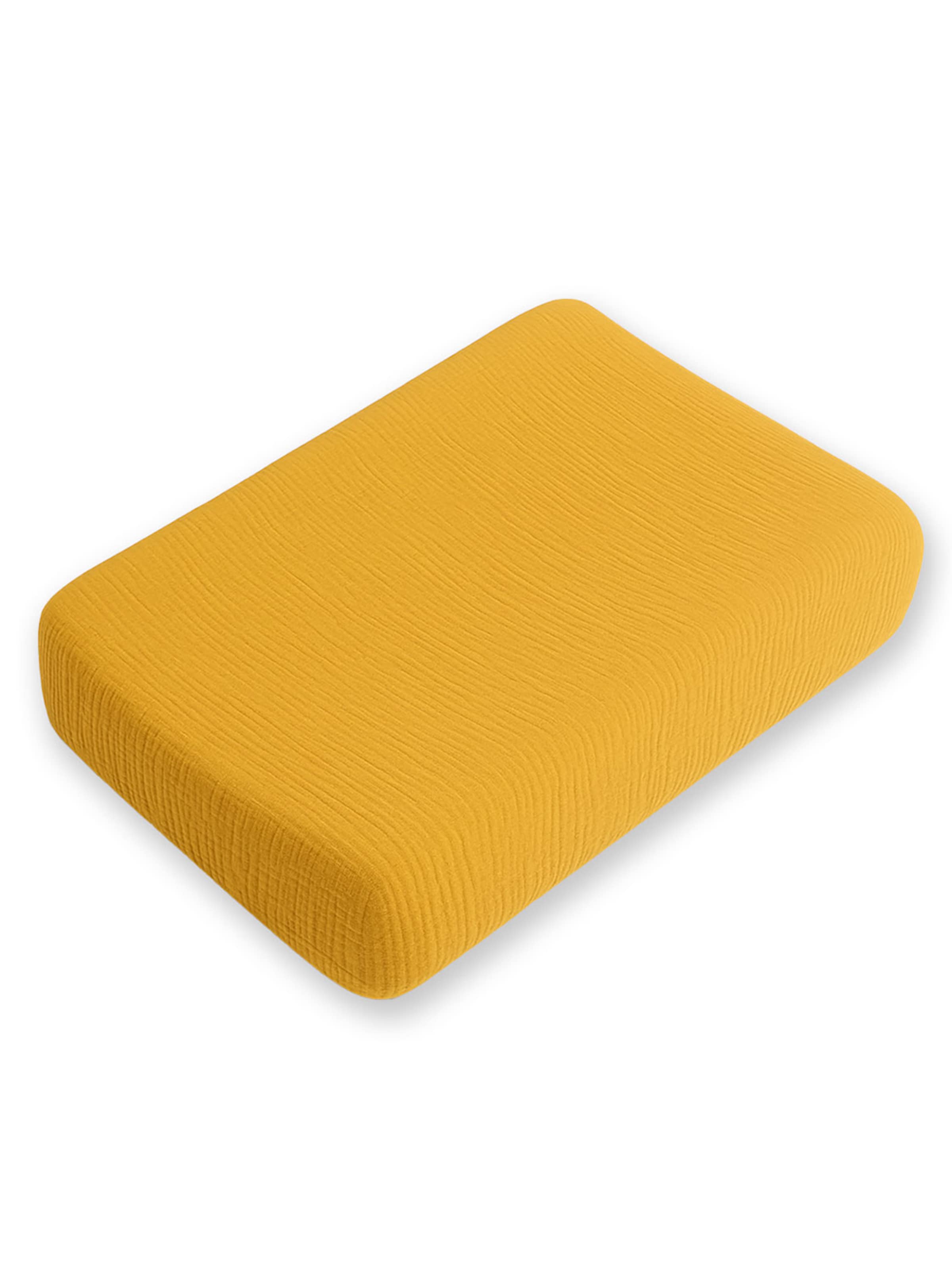 PAPATE - Accesorios para carritos de bebé 'Changing Mat Cover' en amarillo: frente