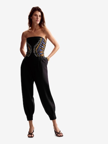 Salopeta de la Desigual pe negru: față