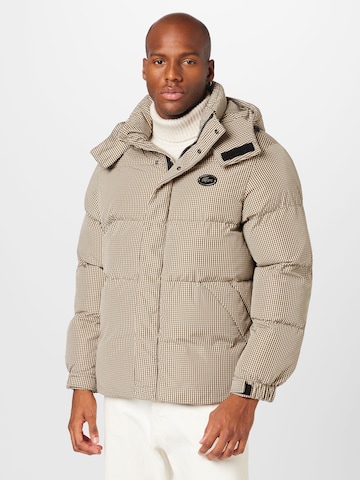 LACOSTE Winter Jacket in Beige: front