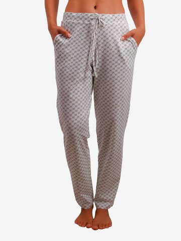 JOOP! Pyjamahose ' Cosy ' in Weiß: Vorderseite