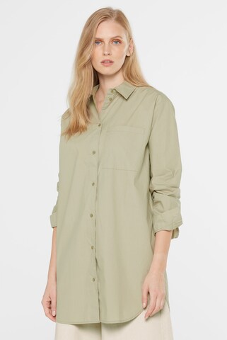 SENSES.THE LABEL Blouse in Green: front