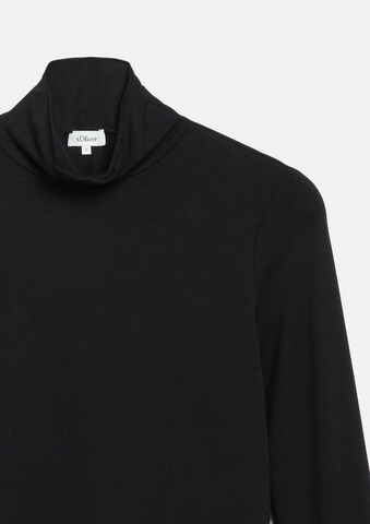 s.Oliver Shirt in Schwarz: Vorderseite