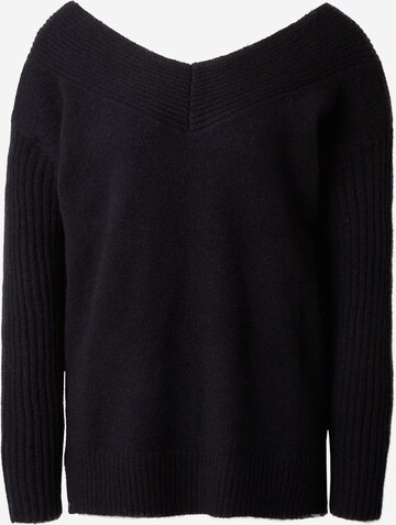 River Island Sweater in Black: front