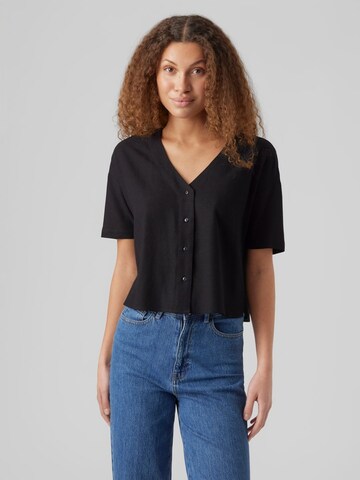 VERO MODA Blouse 'Jesmilo' in Zwart: voorkant