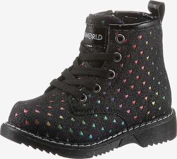 Kidsworld Boots in Black: front