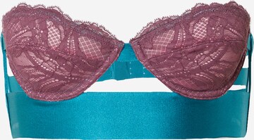 Dora Larsen Bandeau BH 'CLEMENTINE' in Rood: voorkant