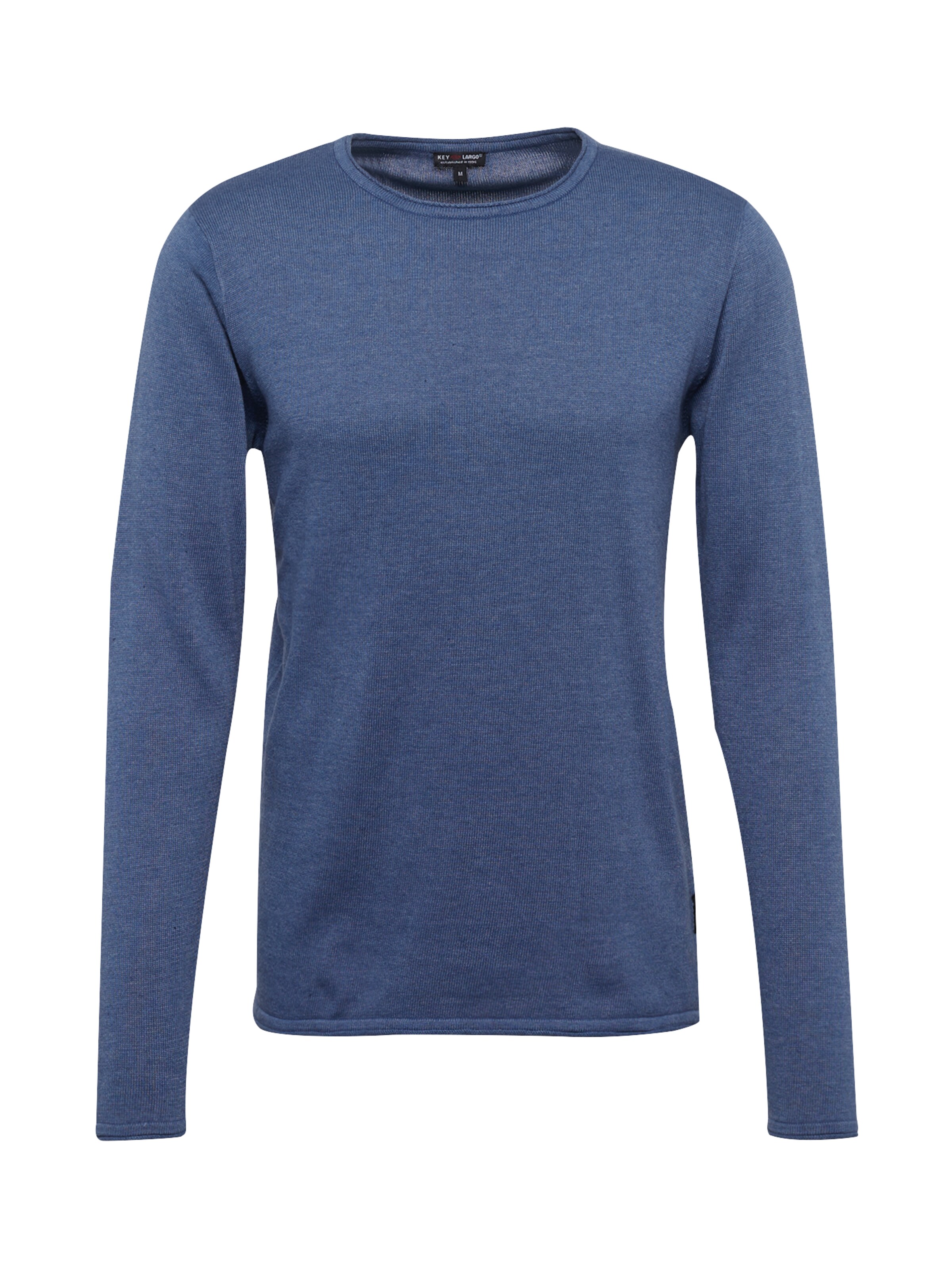 Key Largo Trui 'Firmino' in Blauw: voorkant