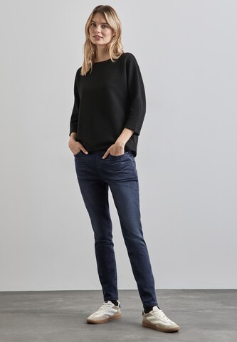 STREET ONE Skinny Jeggings in Blau
