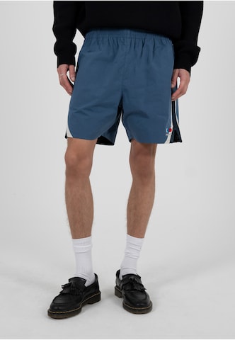 Prohibited Regular Sportshorts 'Racer' in Blau: Vorderseite