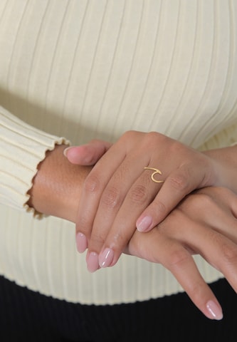 ELLI Gyűrűk 'Wellen' - arany: elől