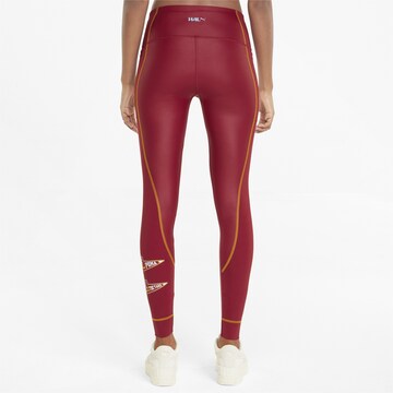 Skinny Pantaloni sportivi 'Tye' di PUMA in rosso