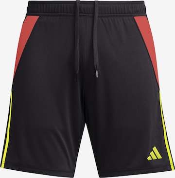 ADIDAS PERFORMANCE Workout Pants in Black: front